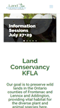 Mobile Screenshot of landconservancykfla.org